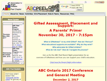 Tablet Screenshot of abcpeel.org